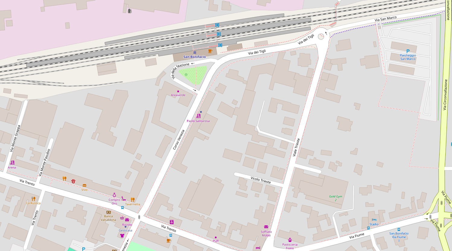Mappa della sede di Orion Studio, Corso Venezia 117/D, San Bonifacio (VR)